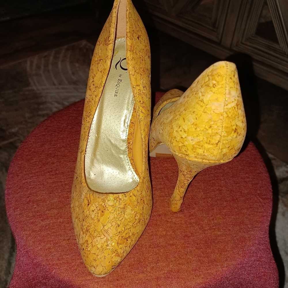 Corked Stiletto Heels